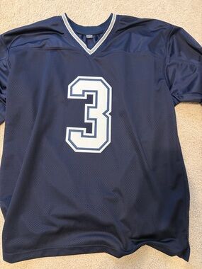 Men's Navy Athletic Mesh Jersey Brandin Cooks signed